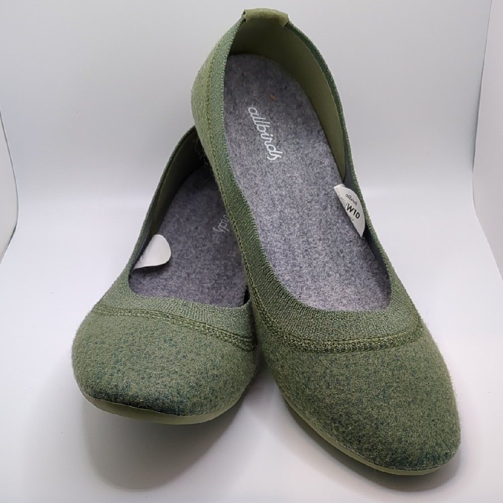 Allbirds Olive Green Flats NWOT